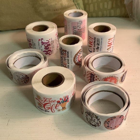 60pc SET!! 30 - 10x13 PolyMailers PLUS 30 Self Adhesive Thank You Stickers! - Picture 6 of 6